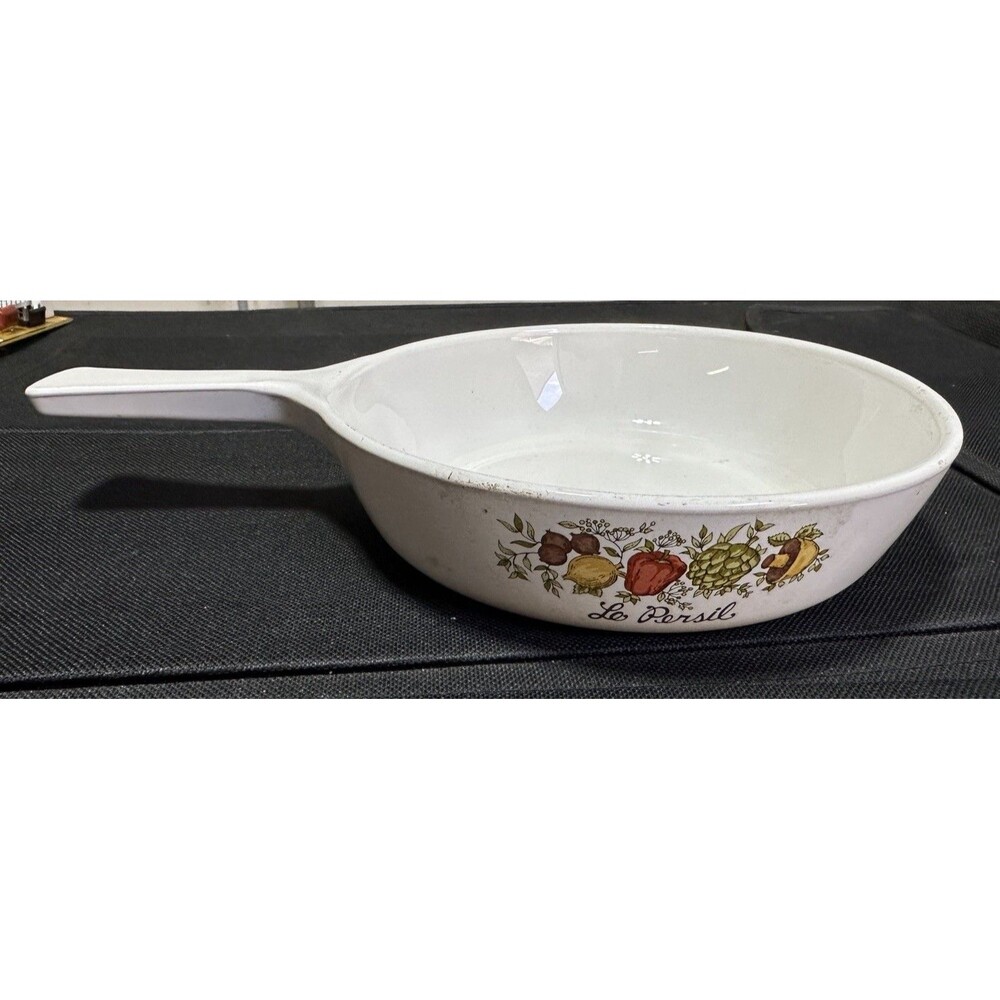 VTG CorningWare Skillet 6.5" P-83-B Spice Of Life Le Persil Rare